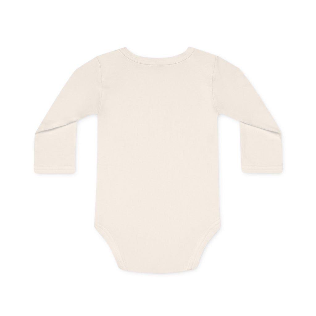 Baby Long-Sleeve Bodysuit – "Baby It's Cold Outside" Winter Forest Baby Onesie