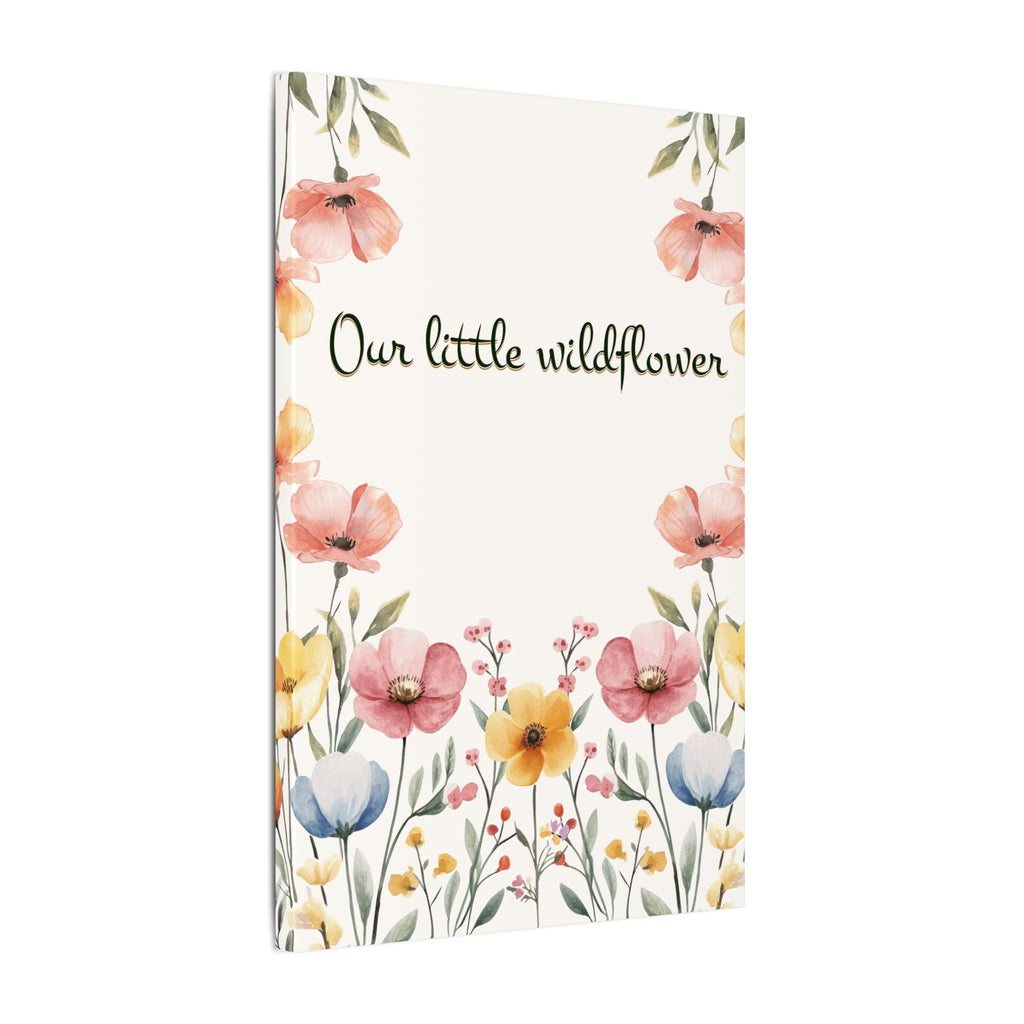 Our Little Wildflower Canvas
