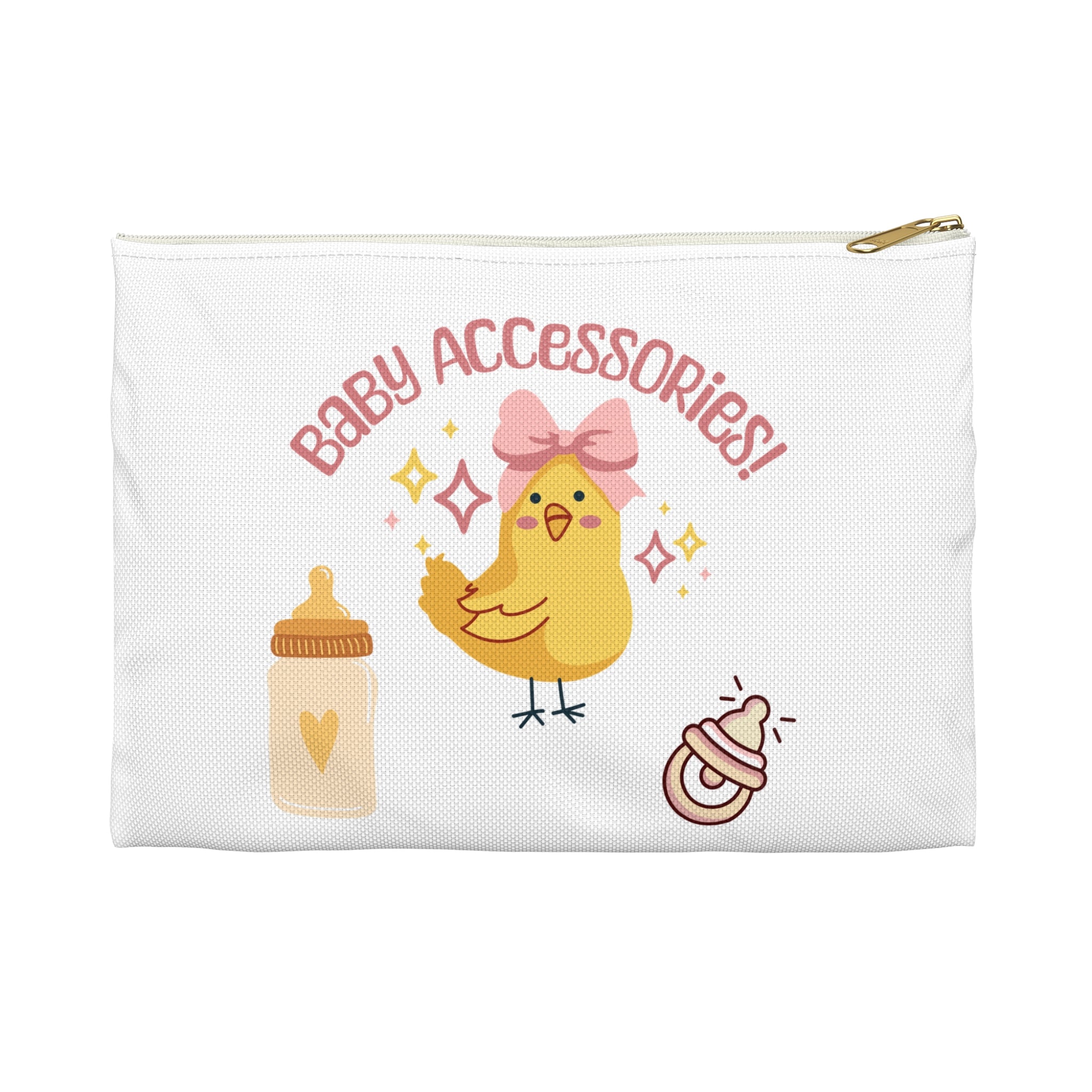 Baby Accessories Chick accessory pouch | cute chick baby supplies zipper pouch
