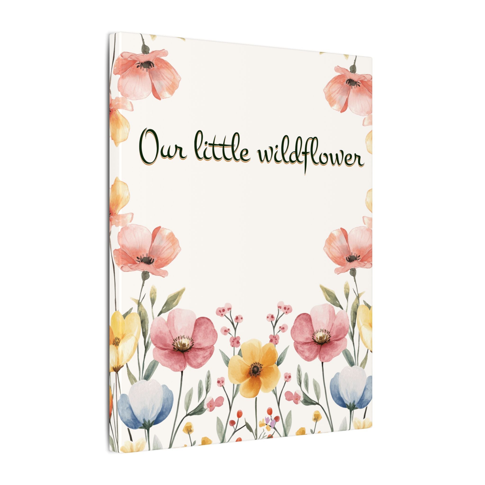 Our Little Wildflower Canvas