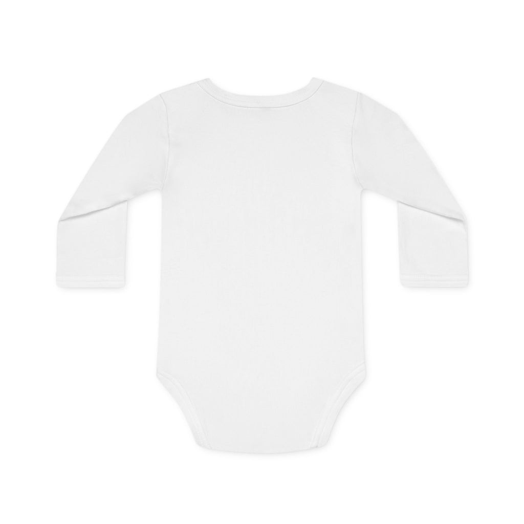 Baby Long-Sleeve Bodysuit – "Baby It's Cold Outside" Winter Forest Baby Onesie